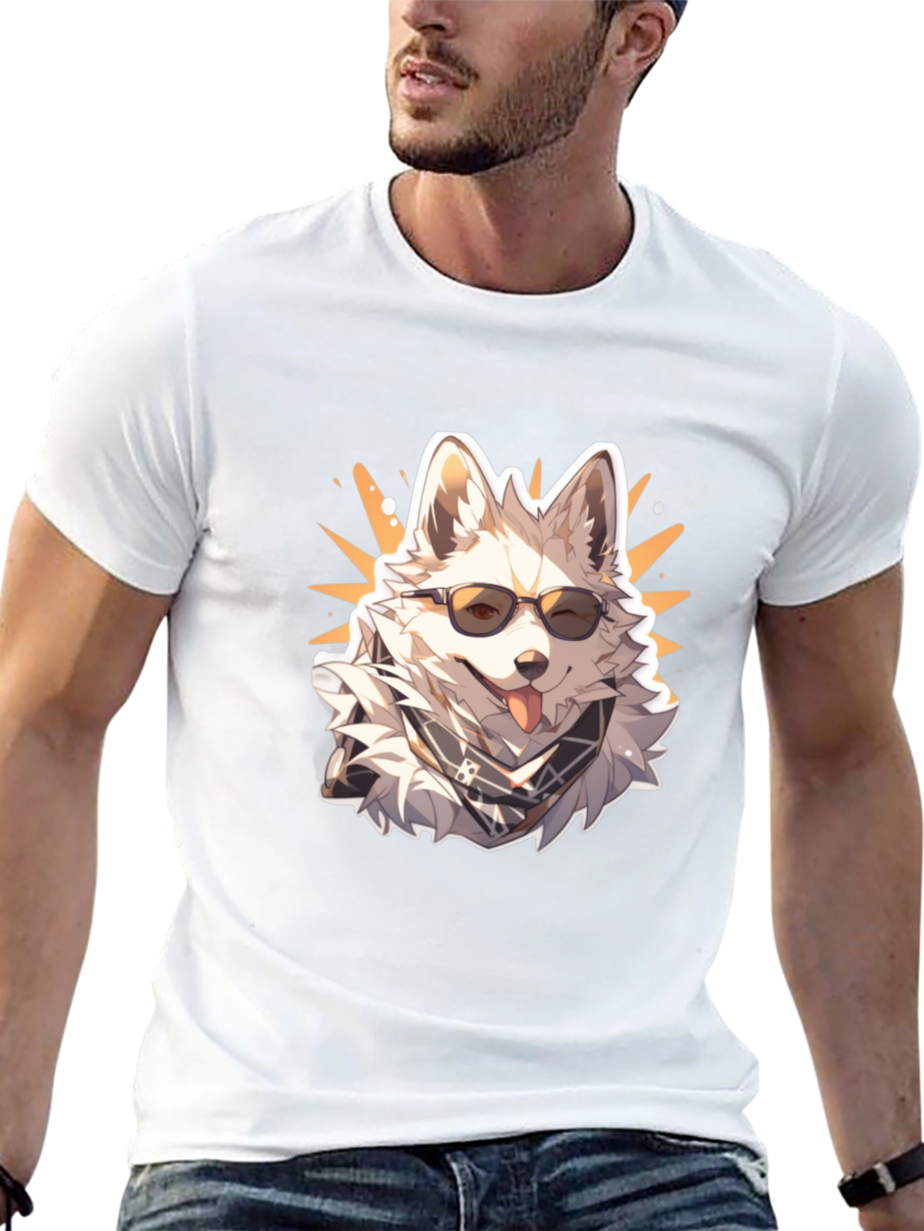 Cool Dog Graphic Tee - Urban Style