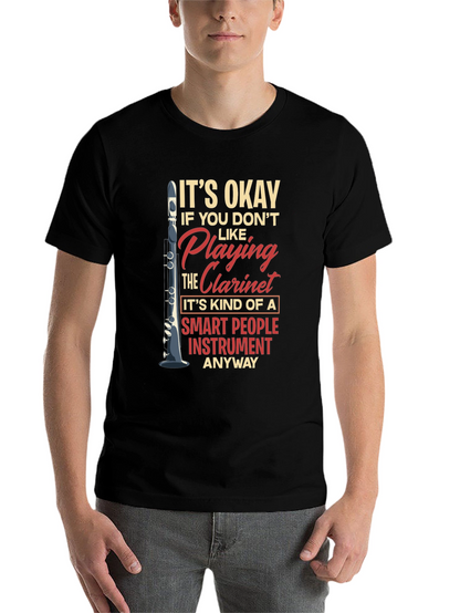 Funny Clarinet Player Smart People Instrument T-Shirt