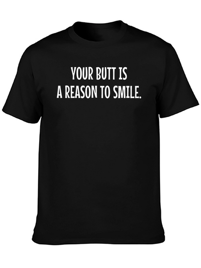 Funny Butt Smile T-Shirt