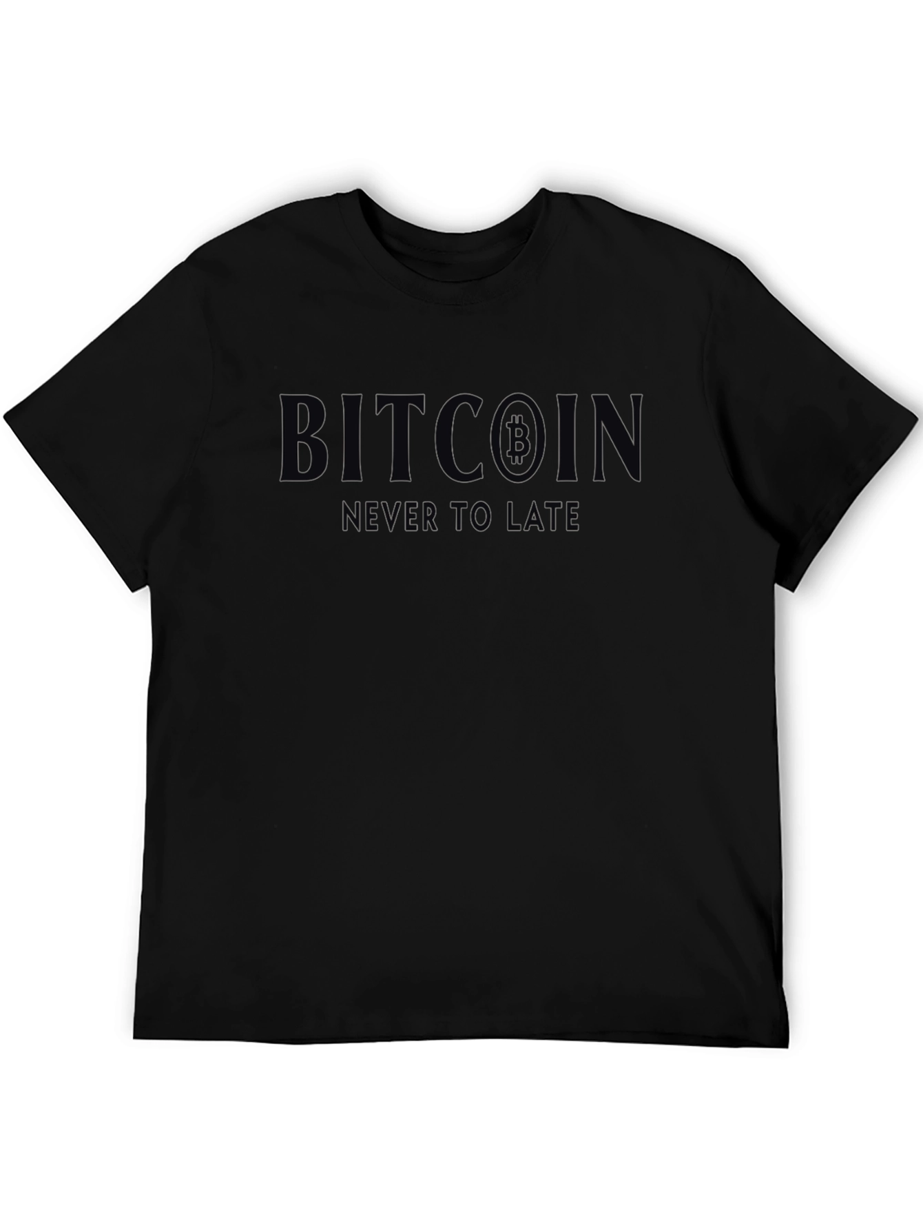 Bitcoin Never Too Late Graphic Tee
