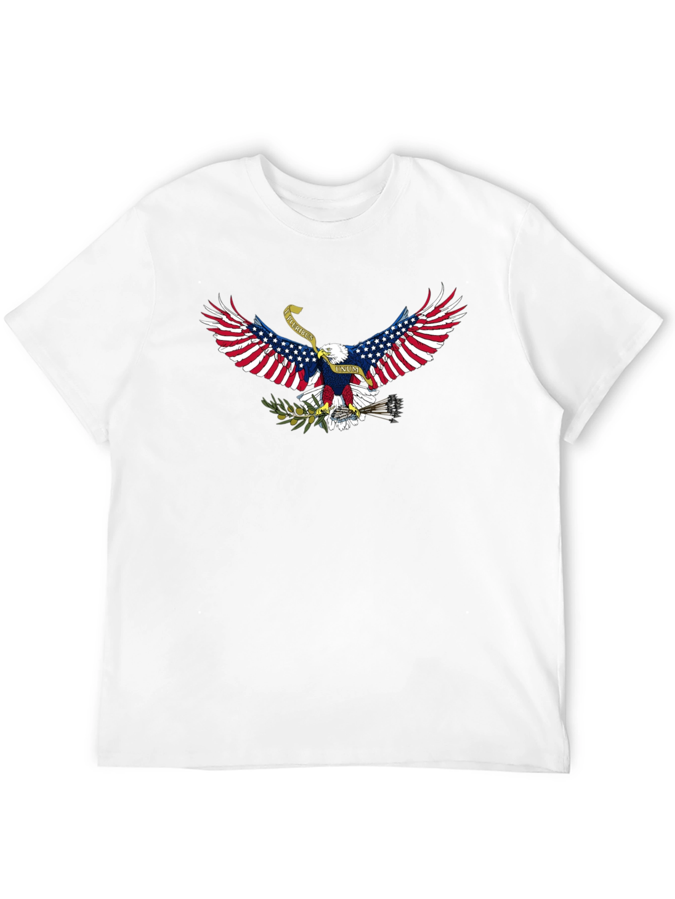 Patriotic Eagle Graphic T-Shirt
