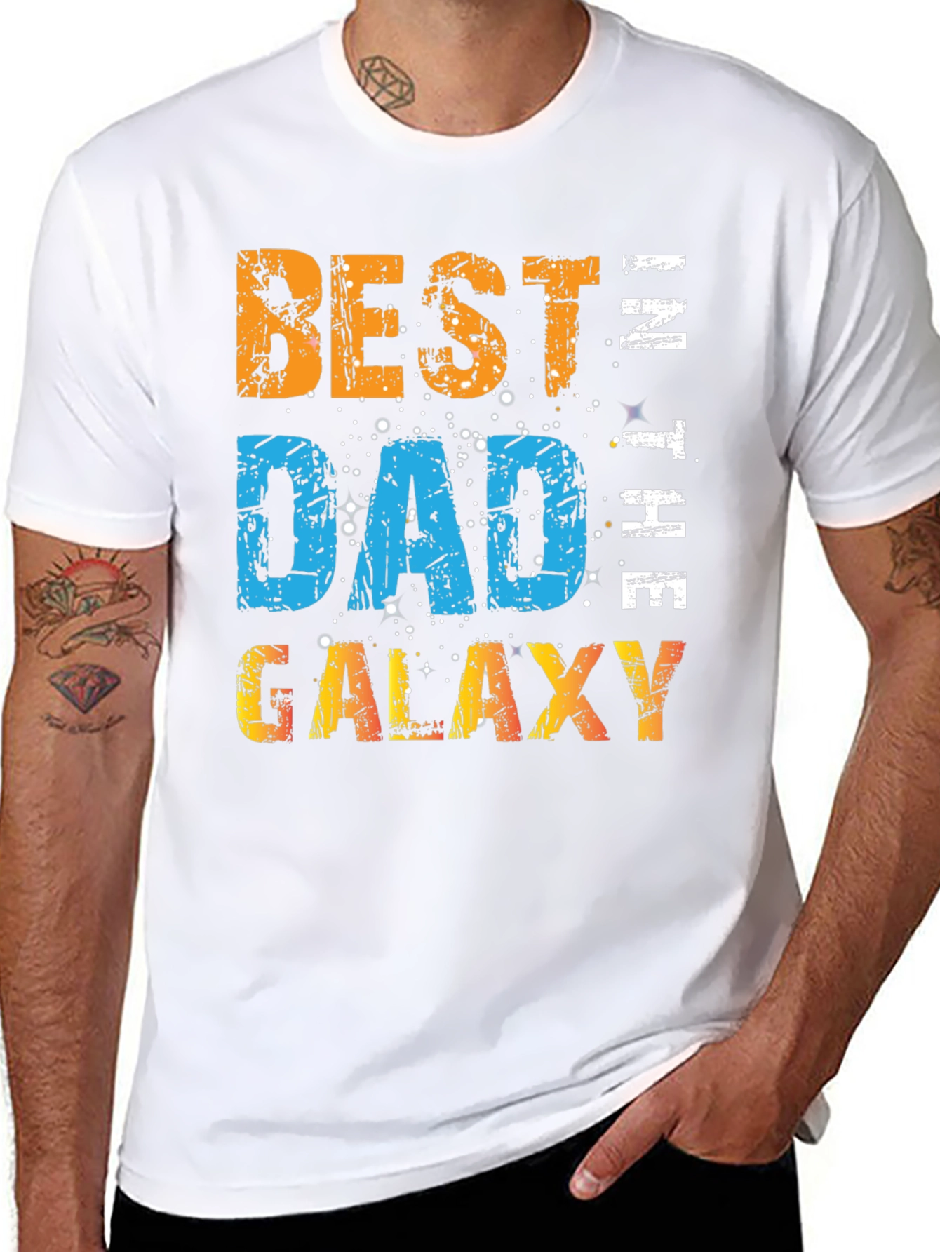 Best Dad In The Galaxy Graphic Tee
