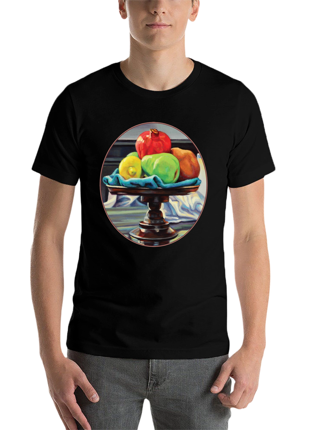 Still Life Fruit T-Shirt - Artistic Graphic Tee