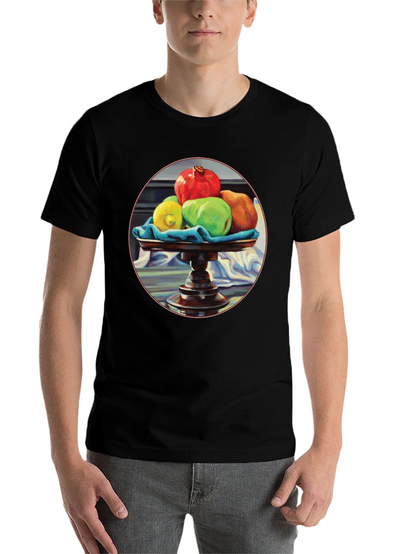 Still Life Fruit T-Shirt - Artistic Graphic Tee