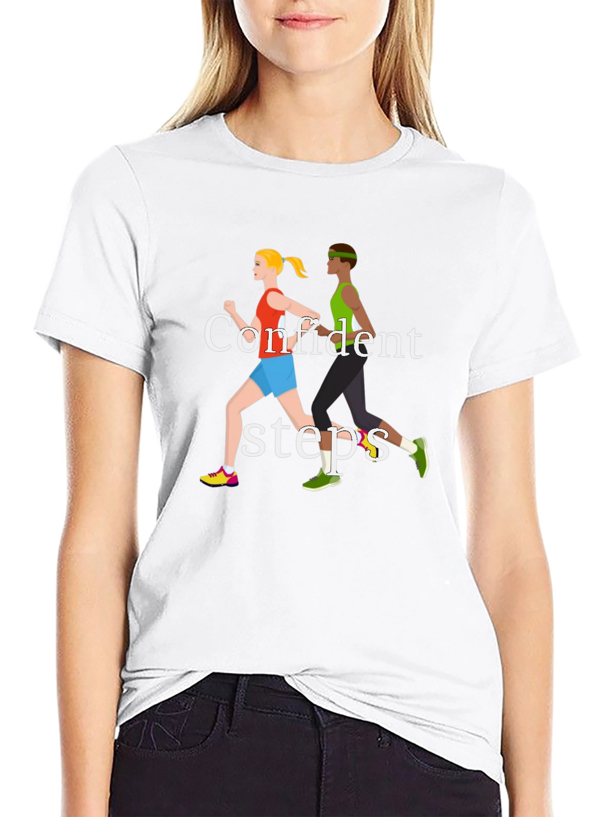Confident Steps Graphic T-Shirt