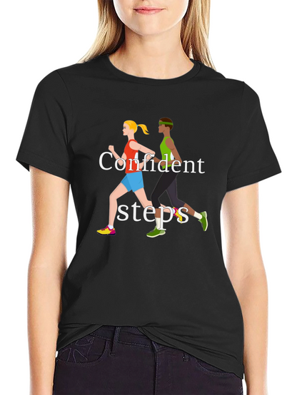 Confident Steps Graphic T-Shirt