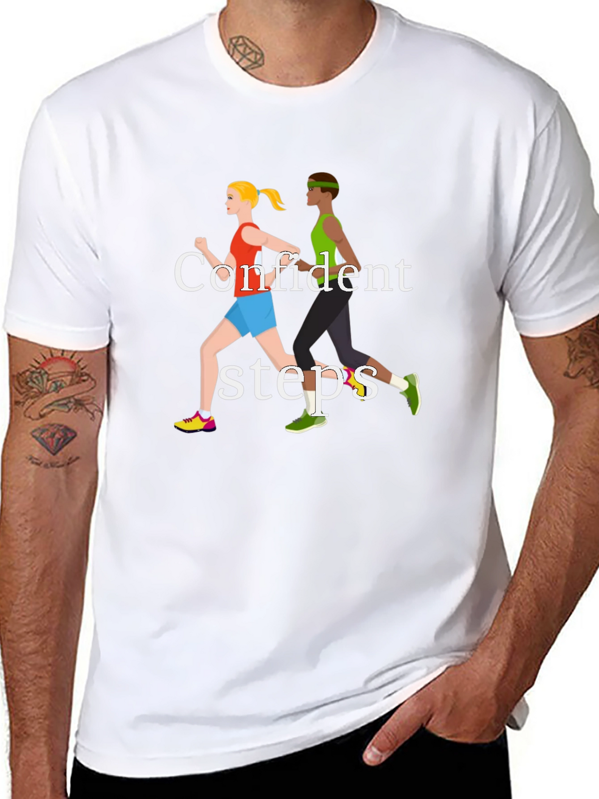 Confident Steps Graphic T-Shirt