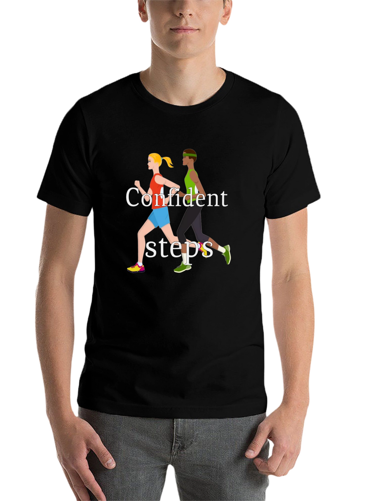 Confident Steps Graphic T-Shirt