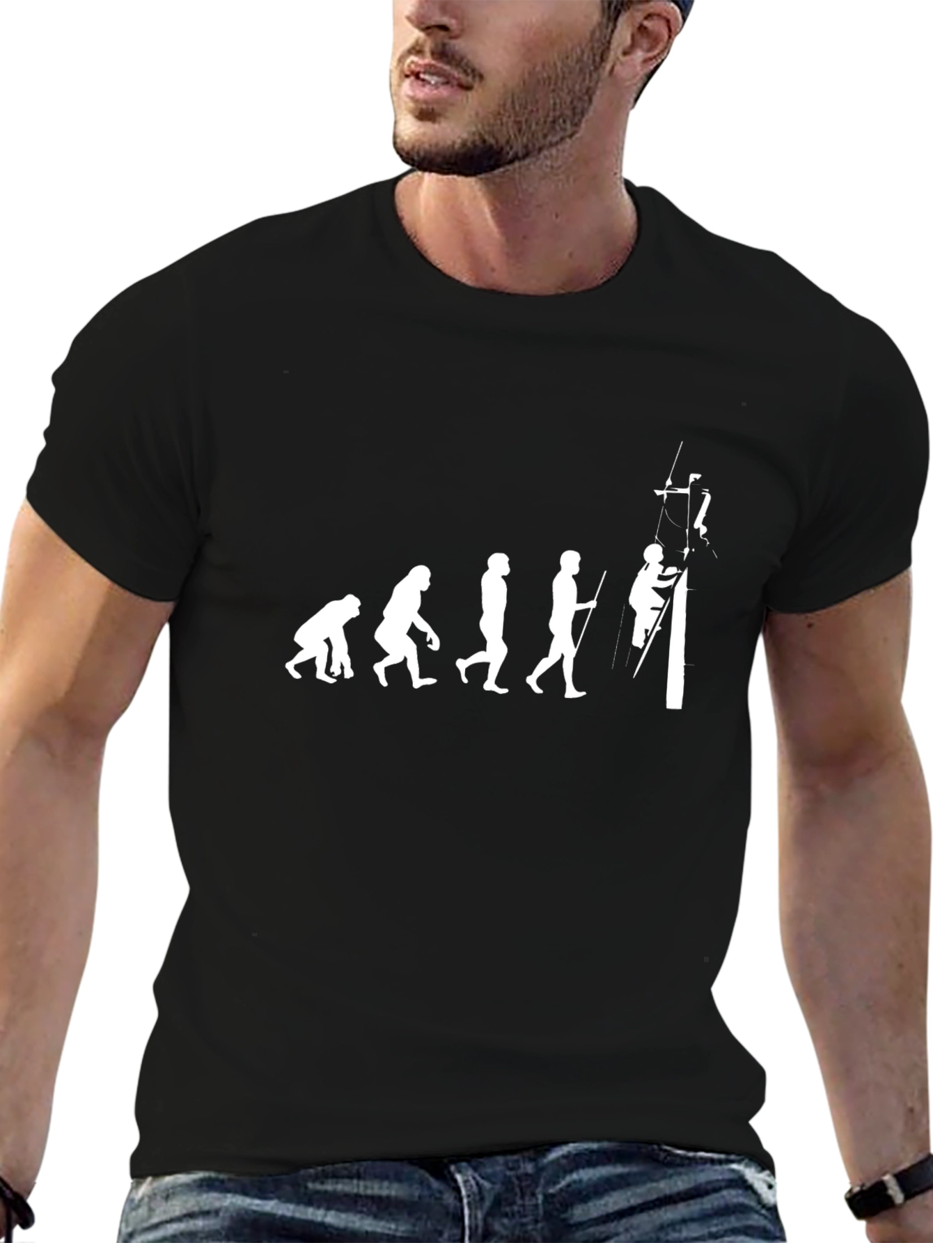 Evolution Lineman T-Shirt - Electrician Climbing Tee