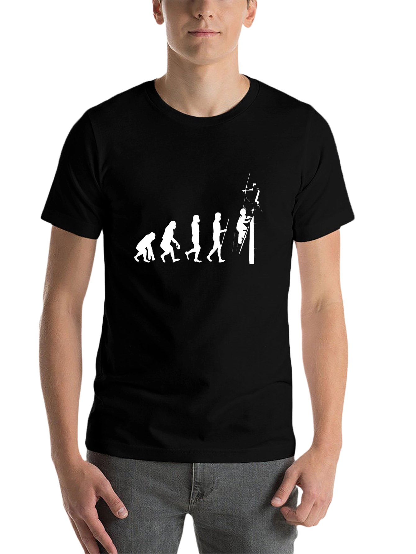 Evolution Lineman T-Shirt - Electrician Climbing Tee
