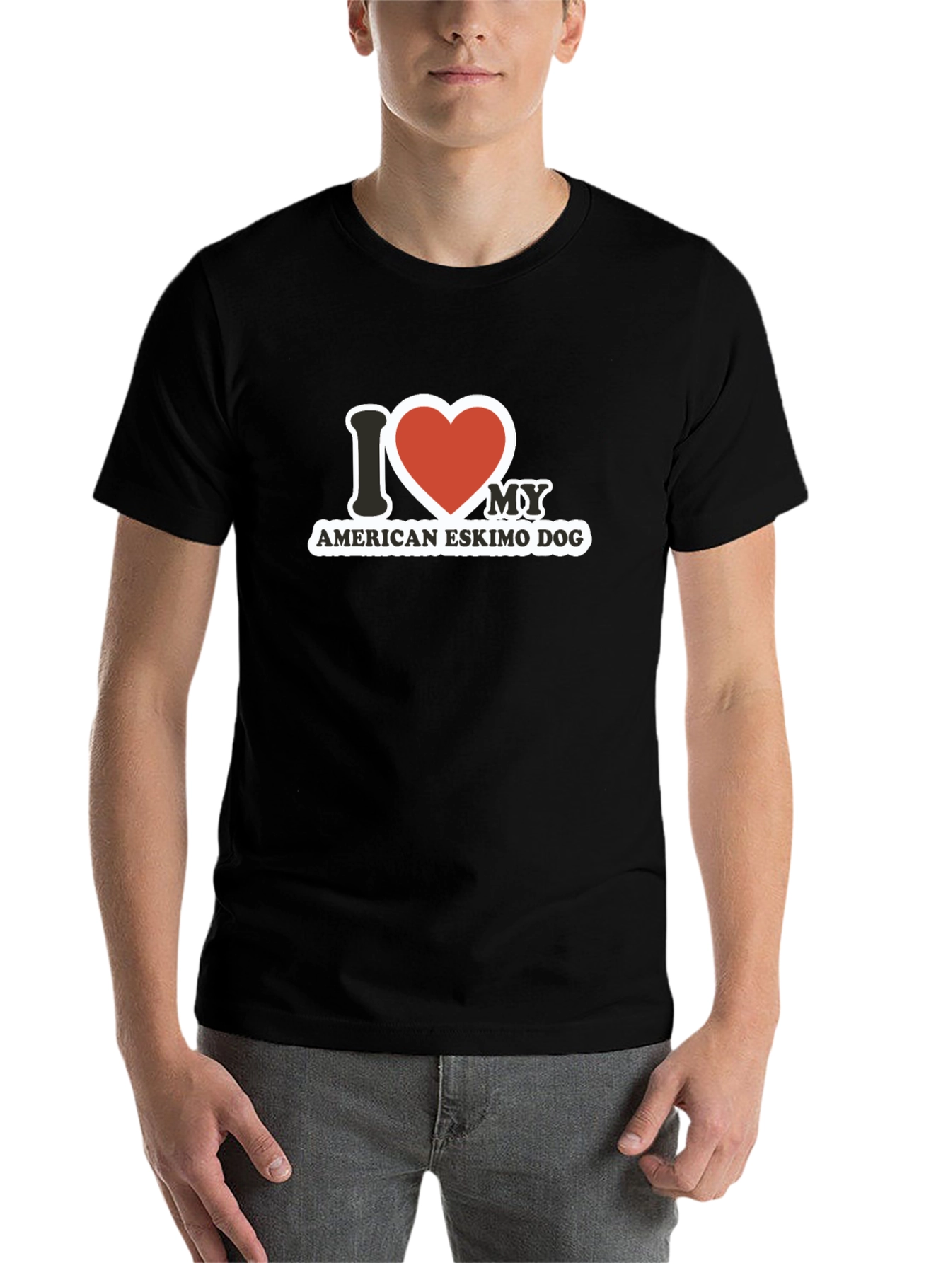 I Heart My American Eskimo Dog T-Shirt