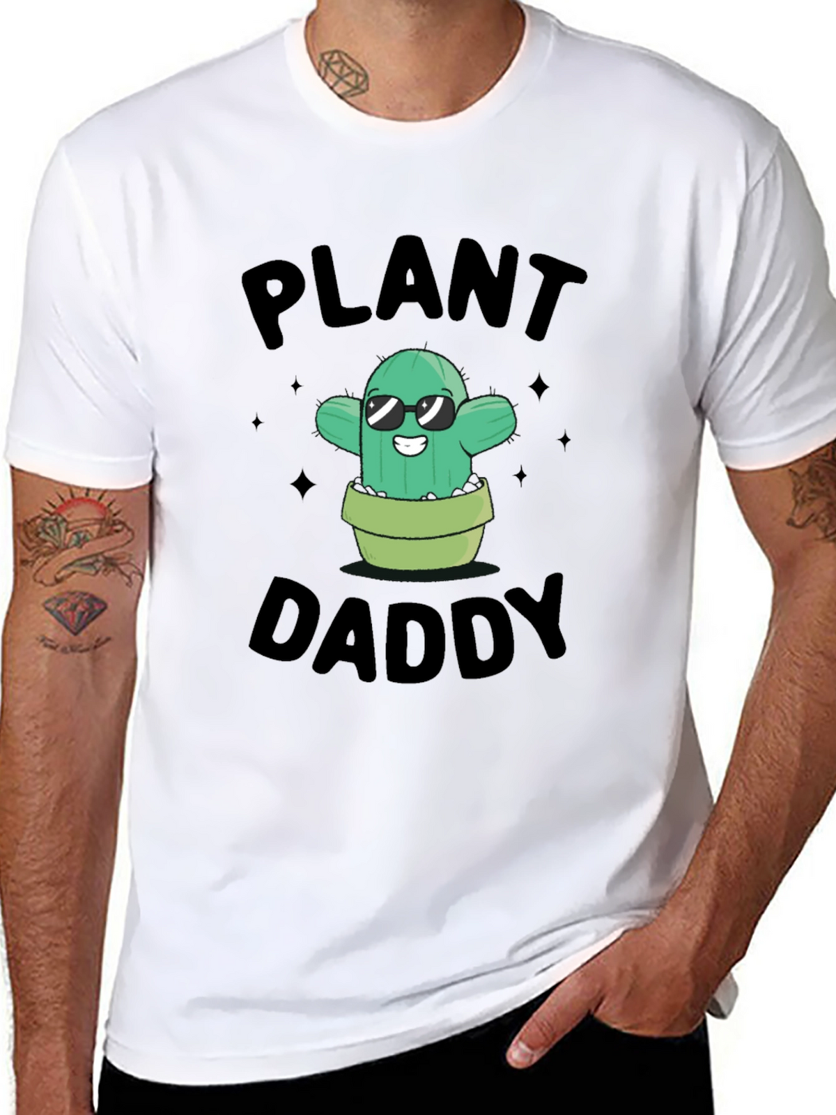 Plant Daddy Graphic T-Shirt - Cactus Tee