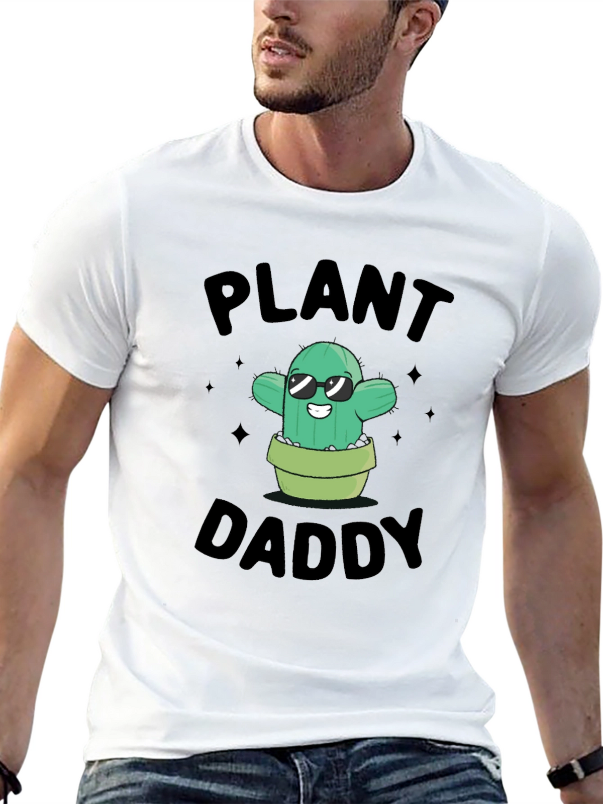 Plant Daddy Graphic T-Shirt - Cactus Tee