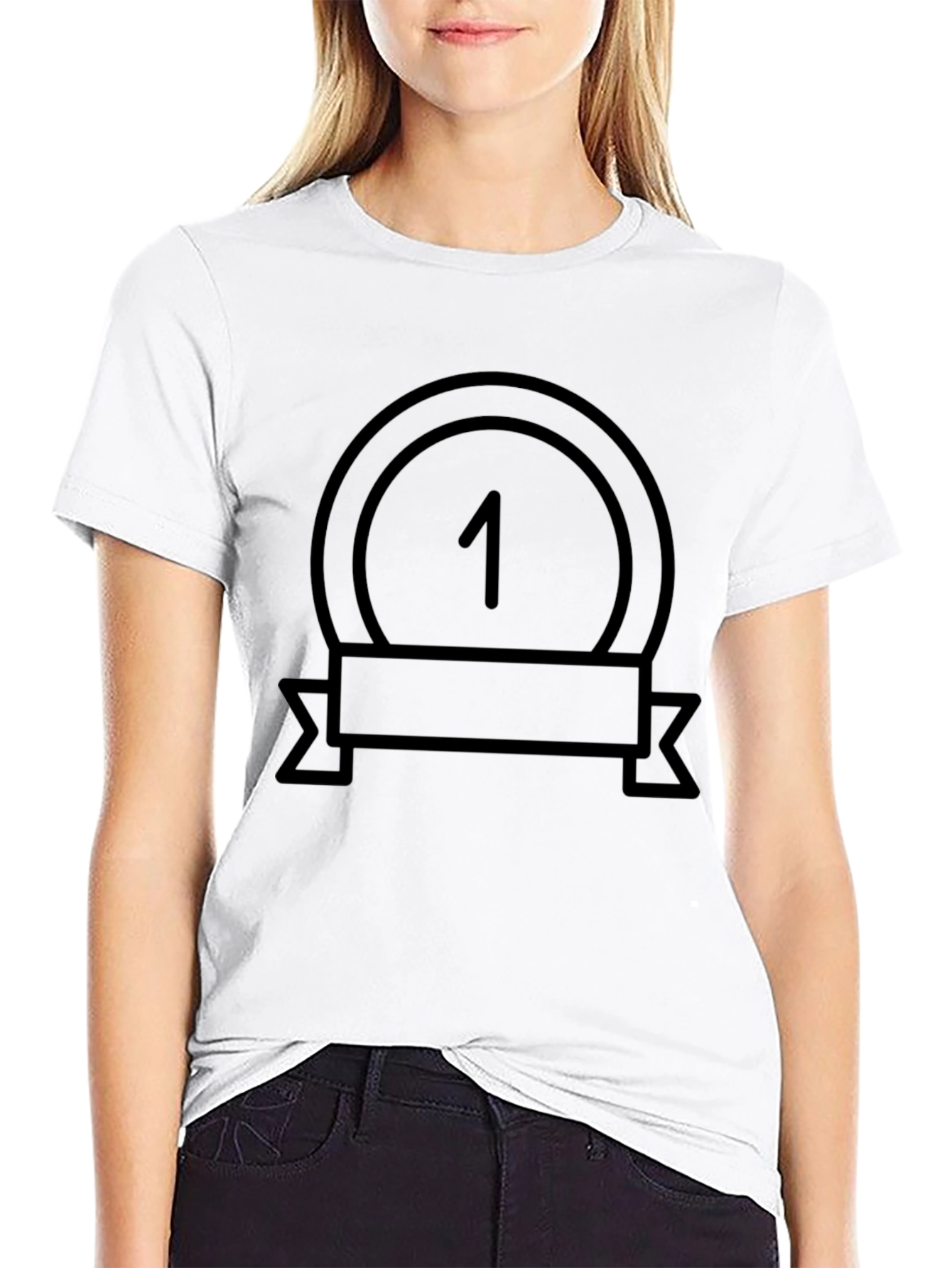 Number One Medal Graphic T-Shirt