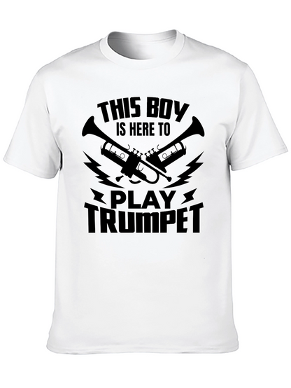 This Boy Plays Trumpet Graphic T-Shirt