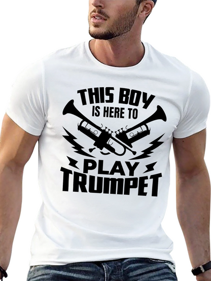 This Boy Plays Trumpet Graphic T-Shirt