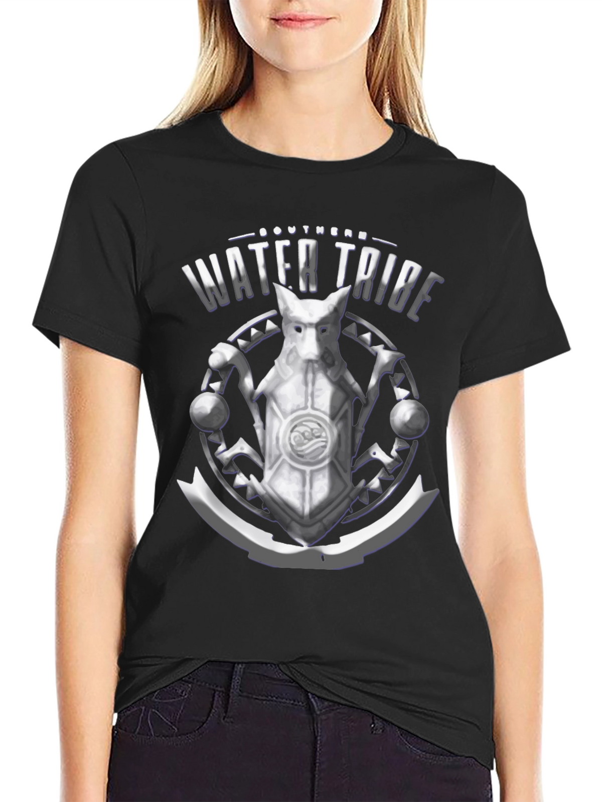 Southern Water Tribe T-Shirt - Avatar Inspired Black Tee