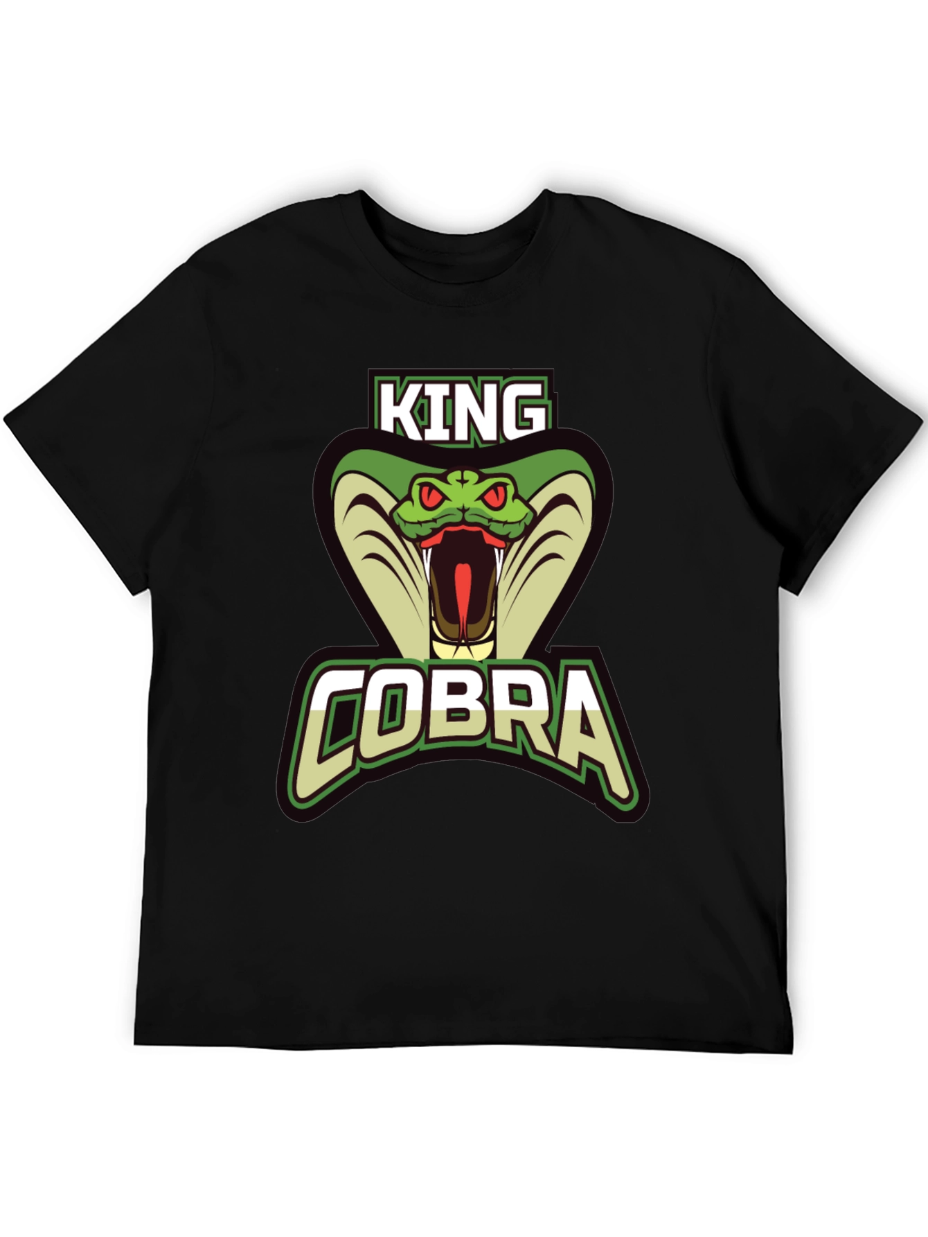 King Cobra Graphic Tee - Mens Black T-Shirt