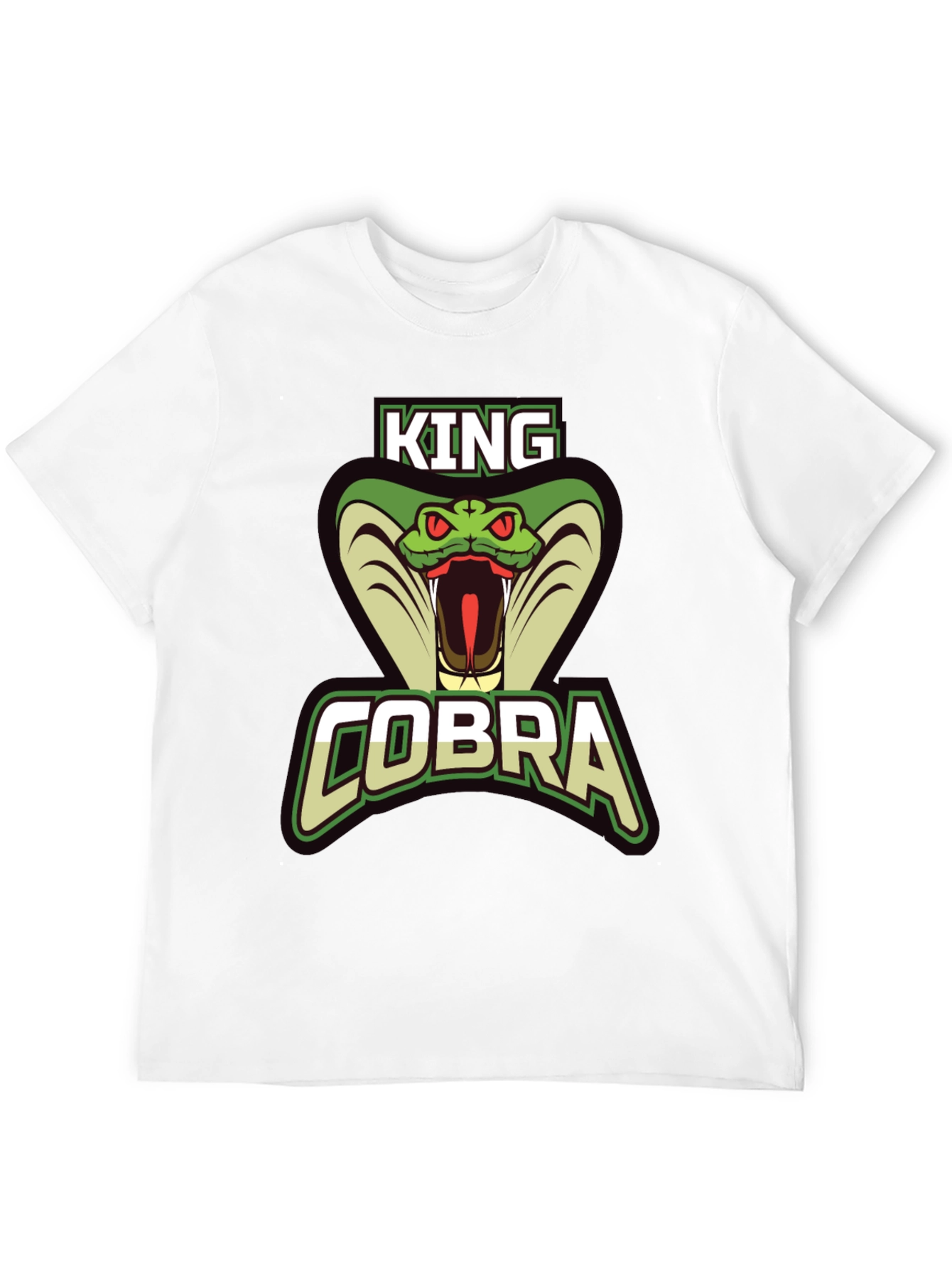King Cobra Graphic Tee - Mens Black T-Shirt