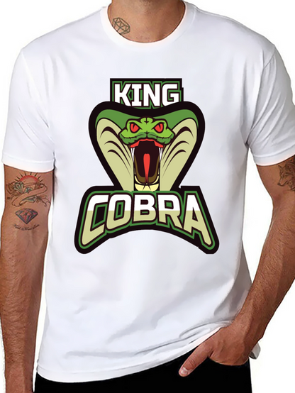 King Cobra Graphic Tee - Mens Black T-Shirt