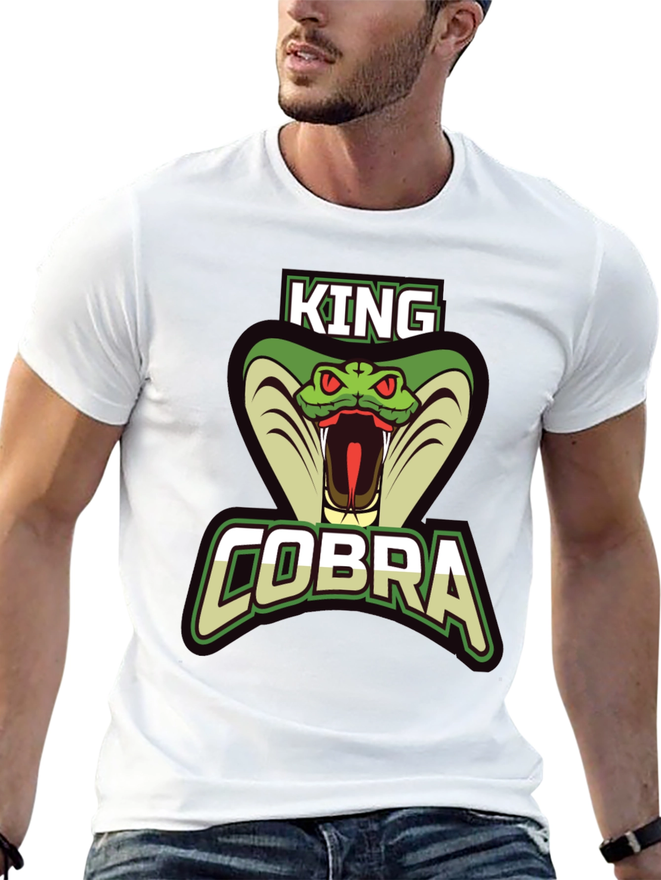 King Cobra Graphic Tee - Mens Black T-Shirt
