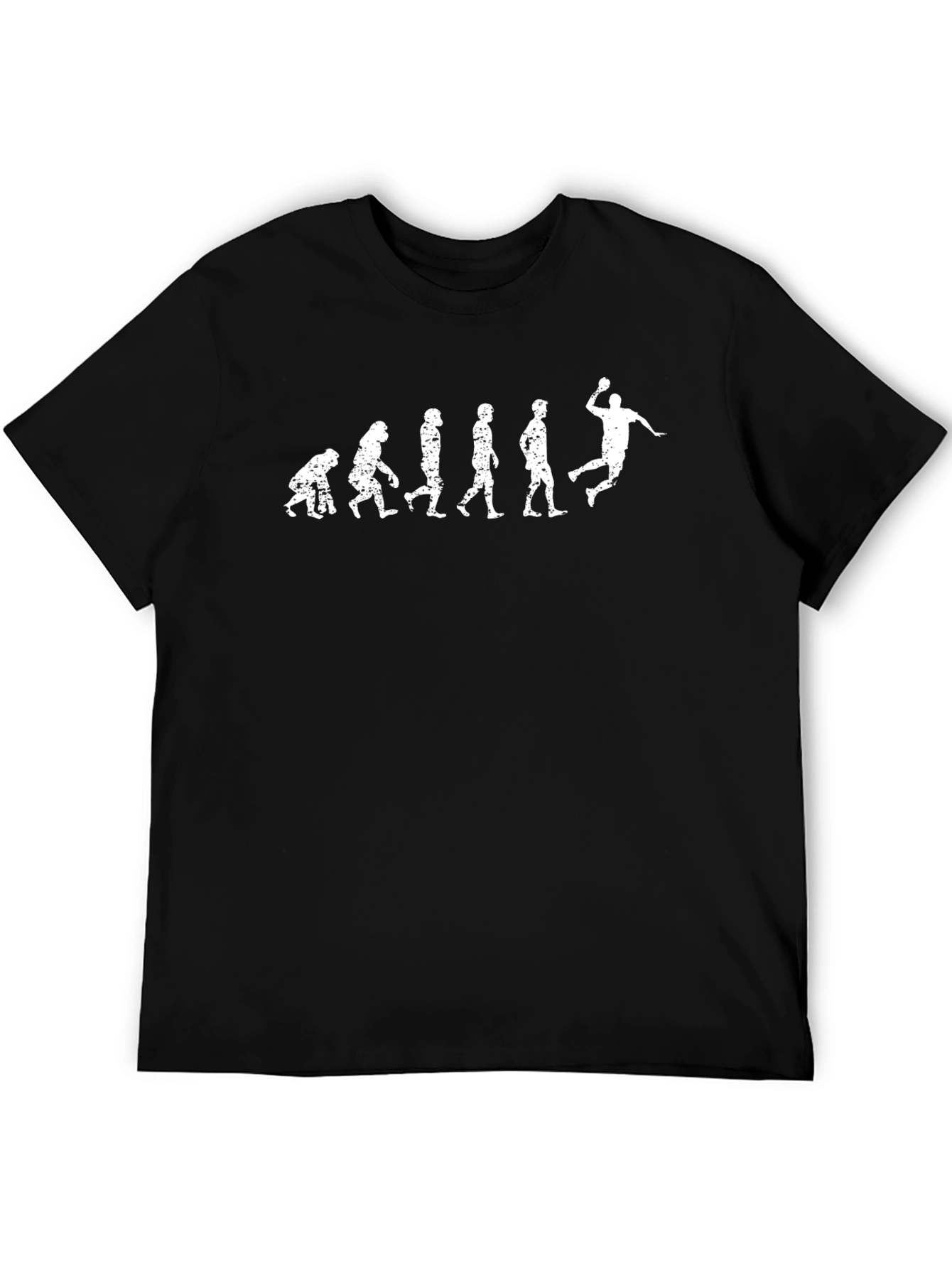 Evolution Handball Graphic T-Shirt - Black Cotton Tee