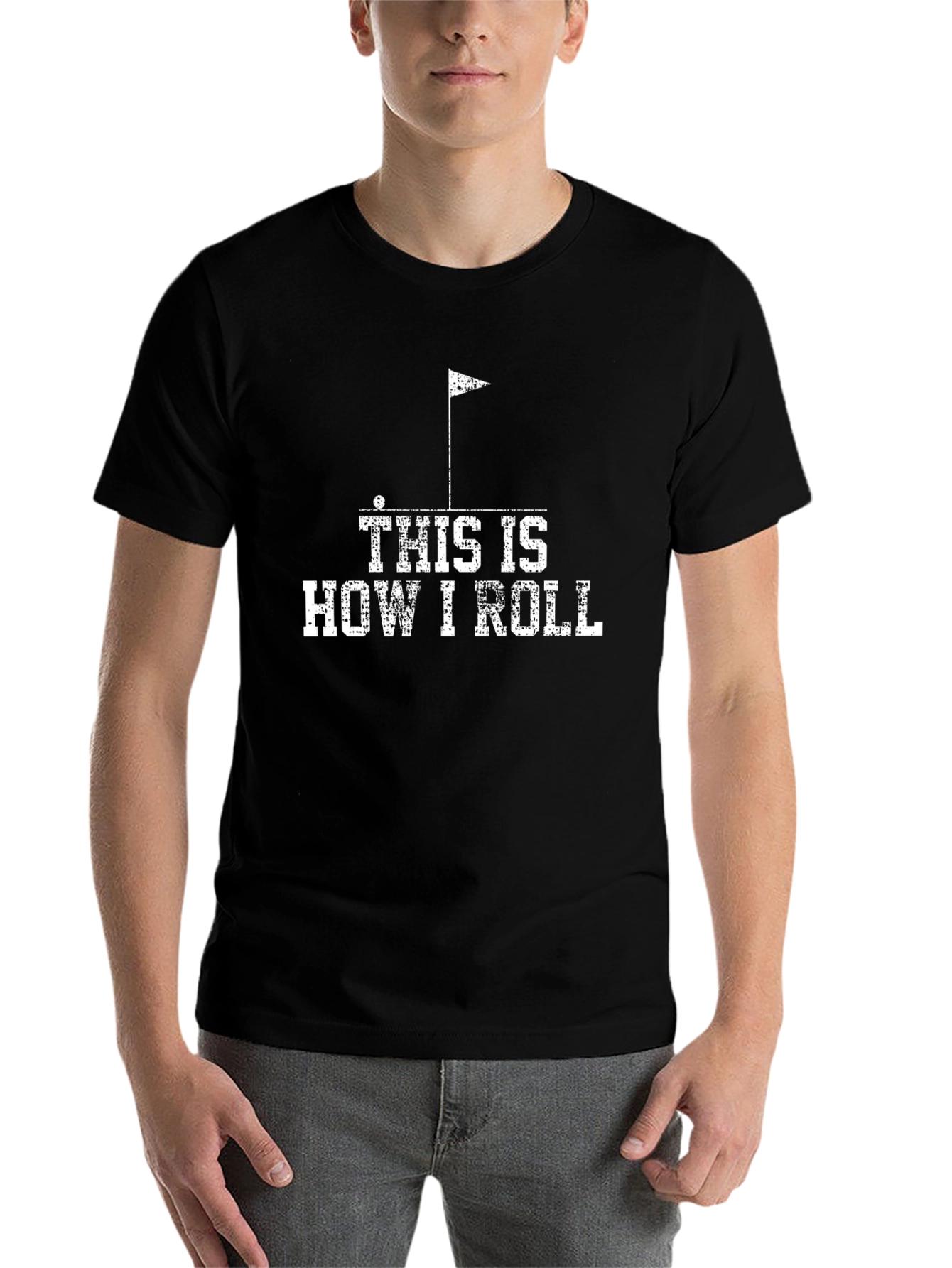 Golf This is How I Roll Graphic T-Shirt