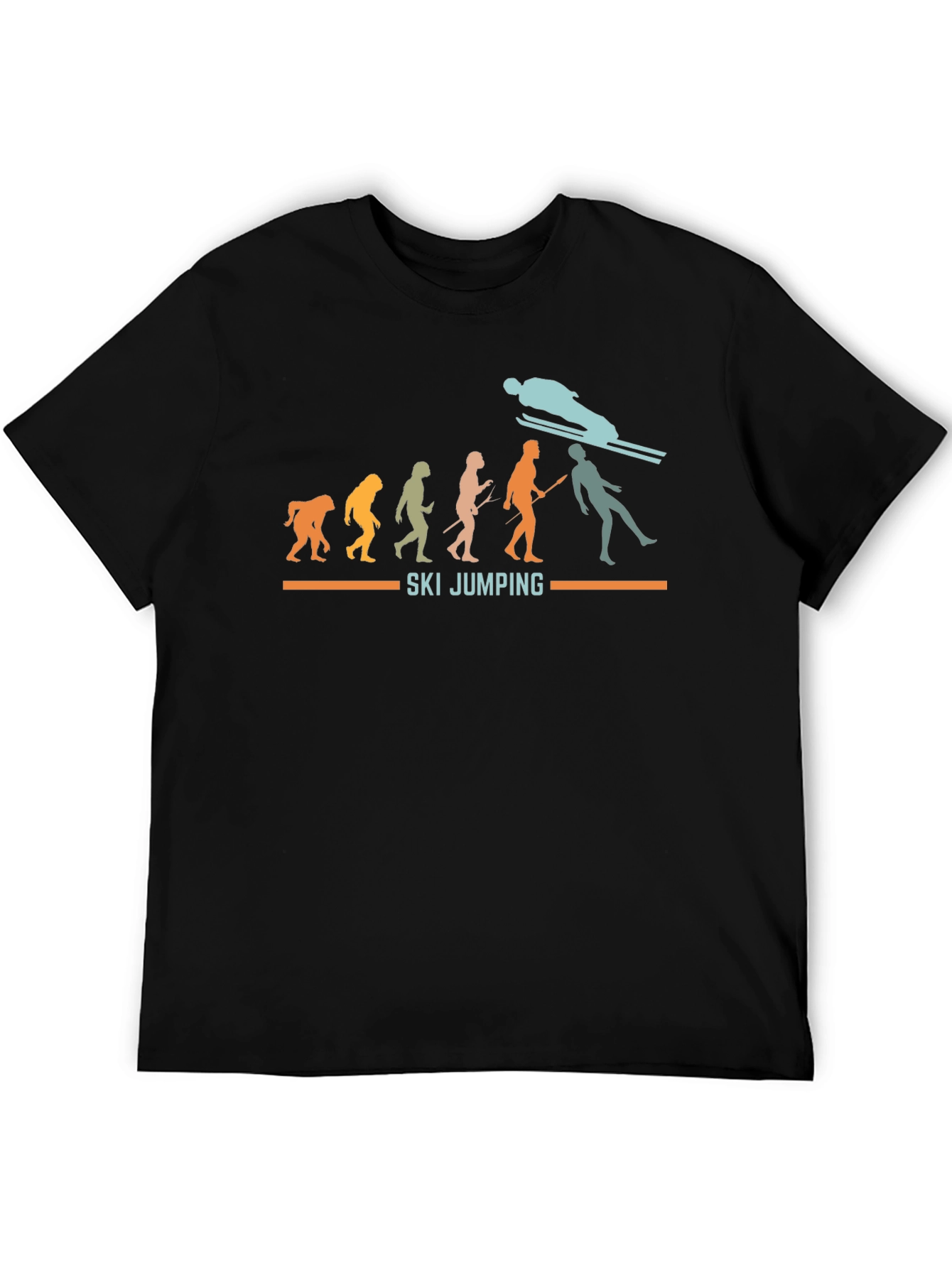 Ski Jumping Evolution Graphic Tee