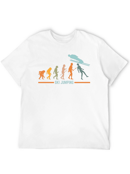 Ski Jumping Evolution Graphic Tee