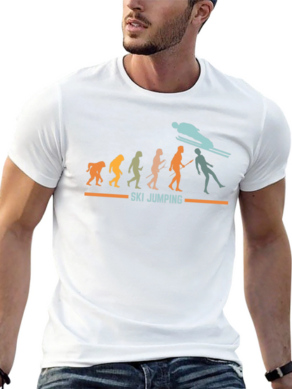 Ski Jumping Evolution Graphic Tee