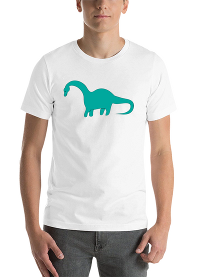 Dinosaur Graphic Tee - Black Cotton Blend
