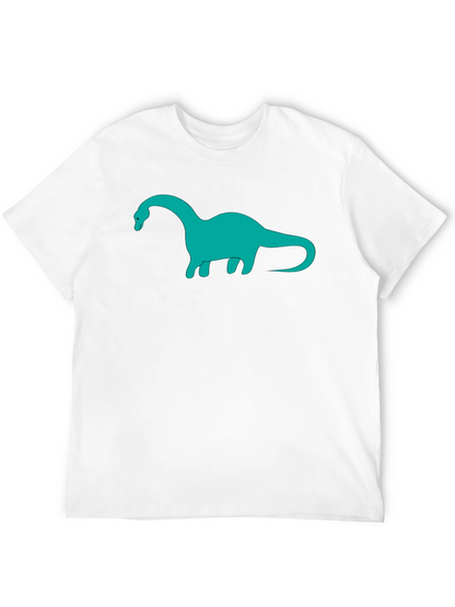 Dinosaur Graphic Tee - Black Cotton Blend