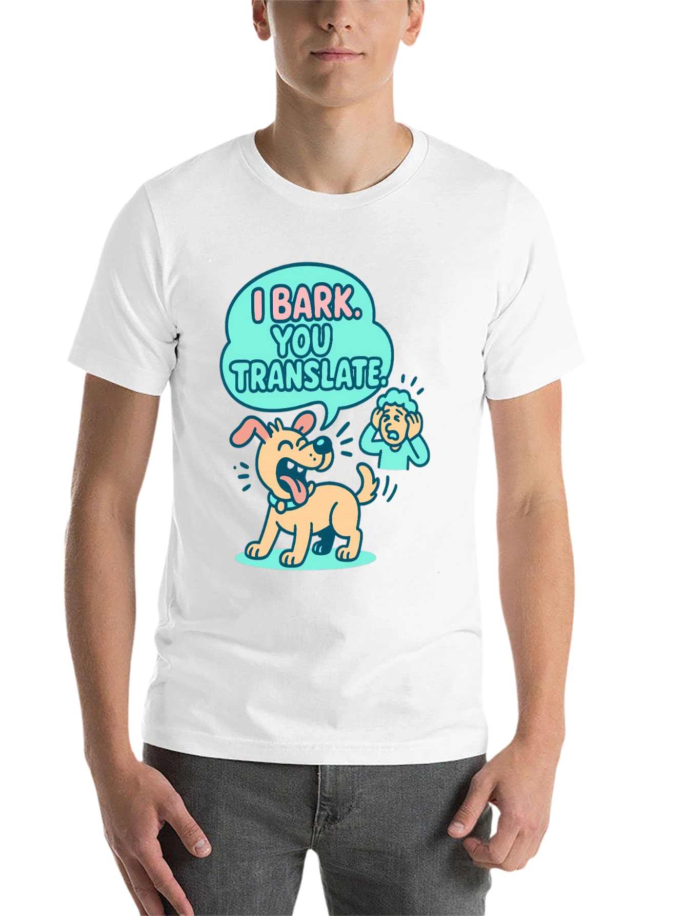 Funny Dog T-Shirt - I Bark You Translate