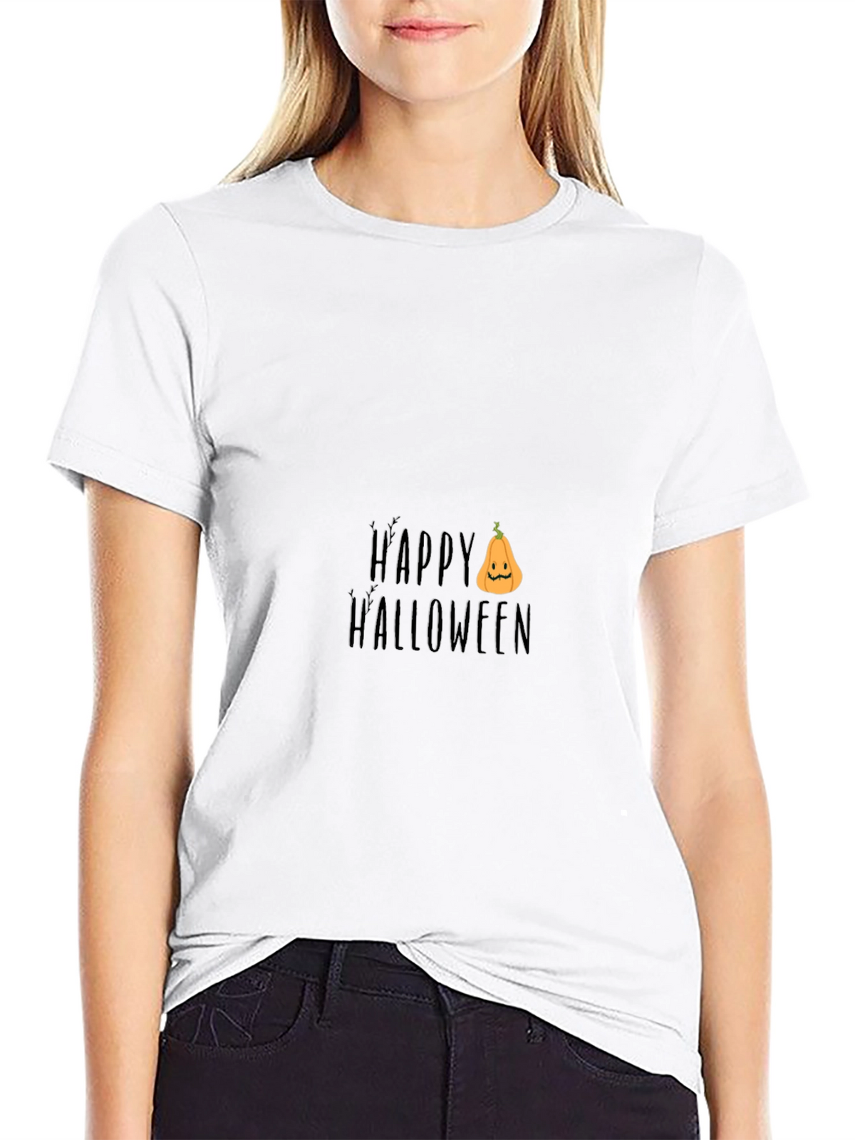 Happy Halloween T-Shirt - Pumpkin Design