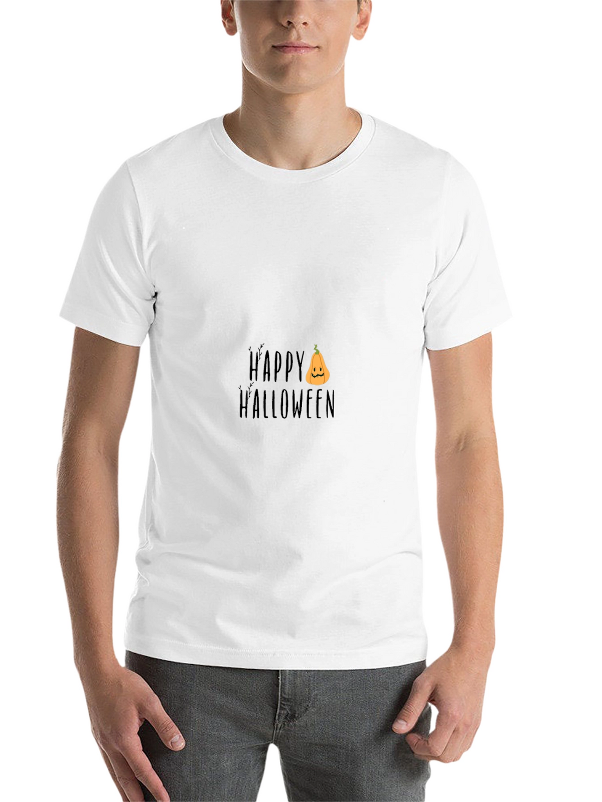Happy Halloween T-Shirt - Pumpkin Design