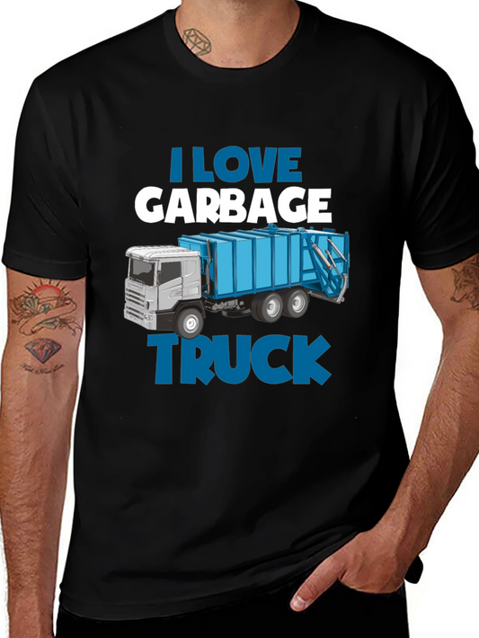 I Love Garbage Truck T-Shirt