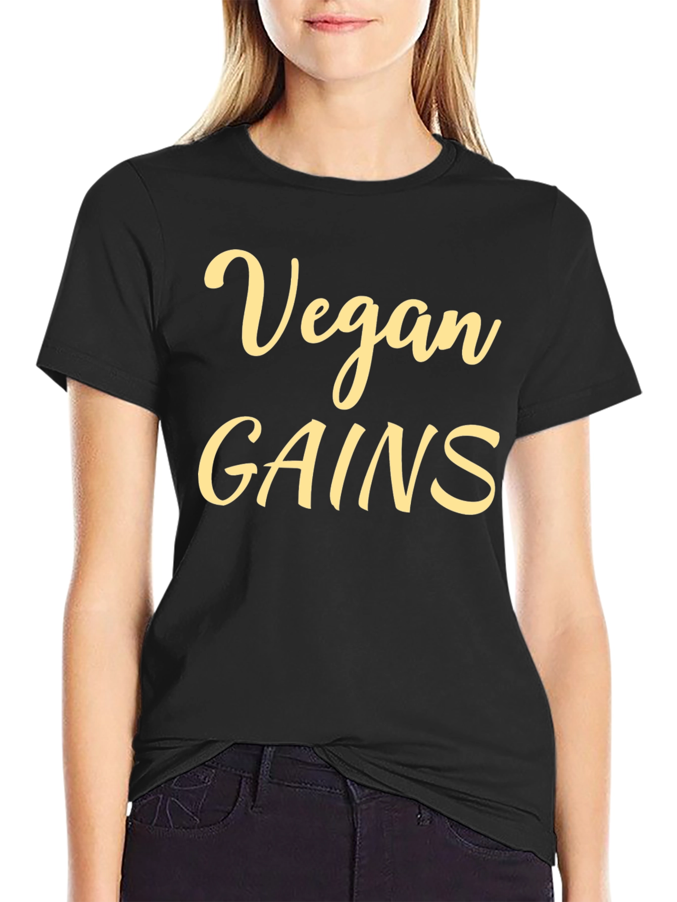 Vegan Gains Graphic T-Shirt