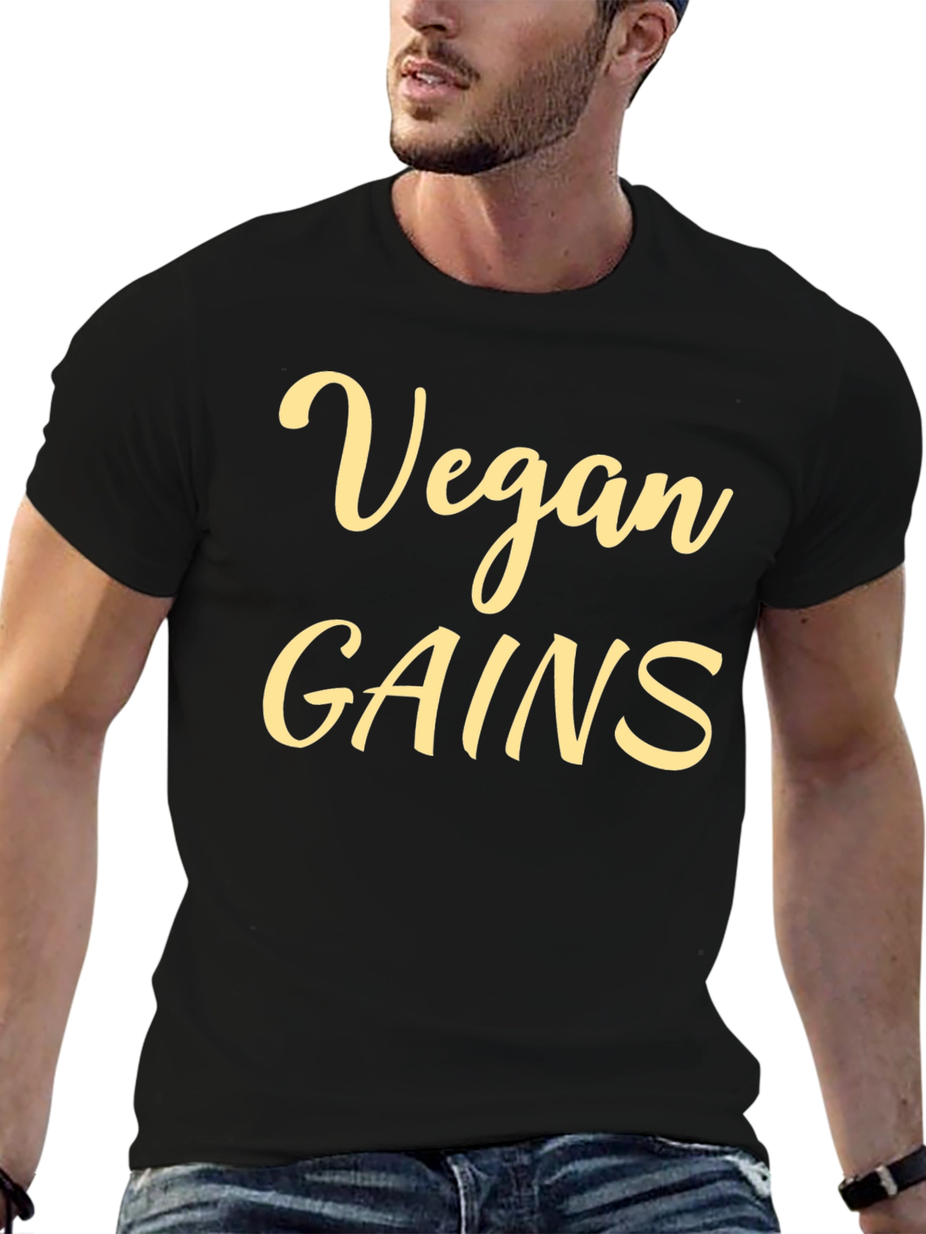 Vegan Gains Graphic T-Shirt
