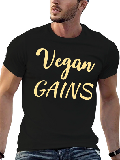 Vegan Gains Graphic T-Shirt