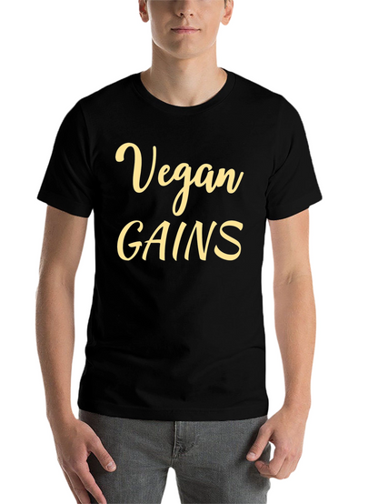 Vegan Gains Graphic T-Shirt
