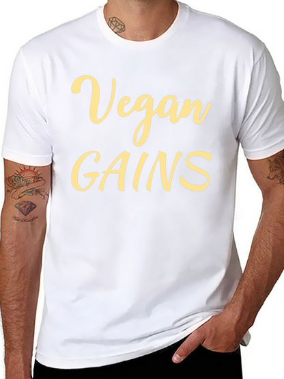 Vegan Gains Graphic T-Shirt
