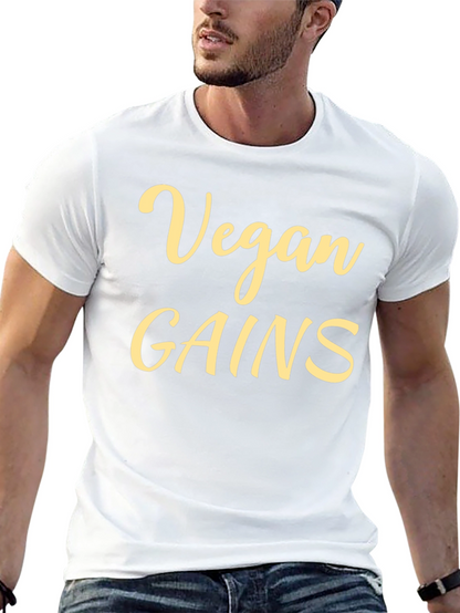 Vegan Gains Graphic T-Shirt