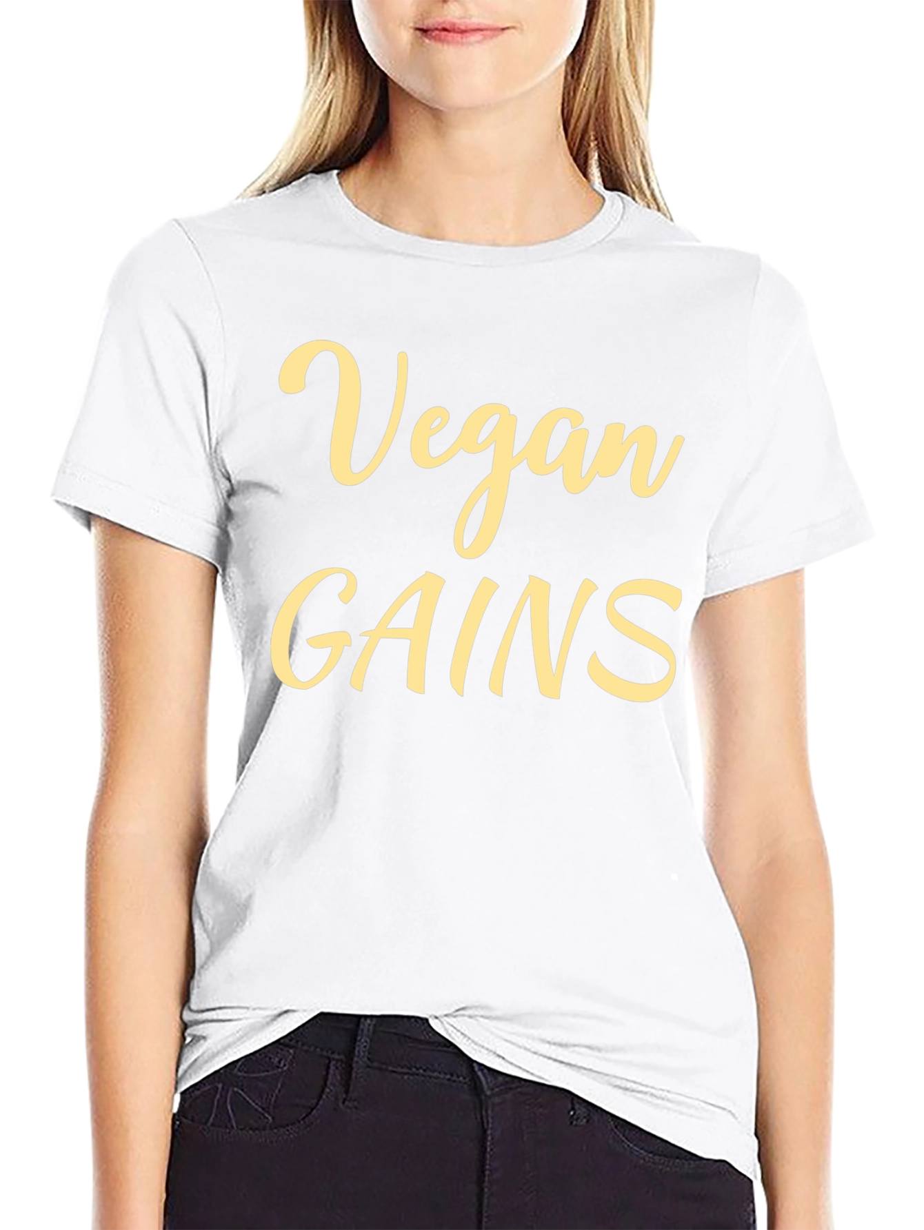 Vegan Gains Graphic T-Shirt
