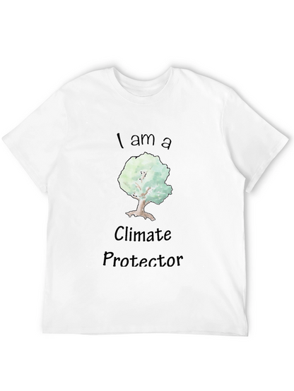 Climate Protector Tree Graphic Black T-Shirt