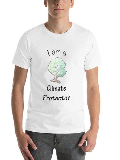 Climate Protector Tree Graphic Black T-Shirt