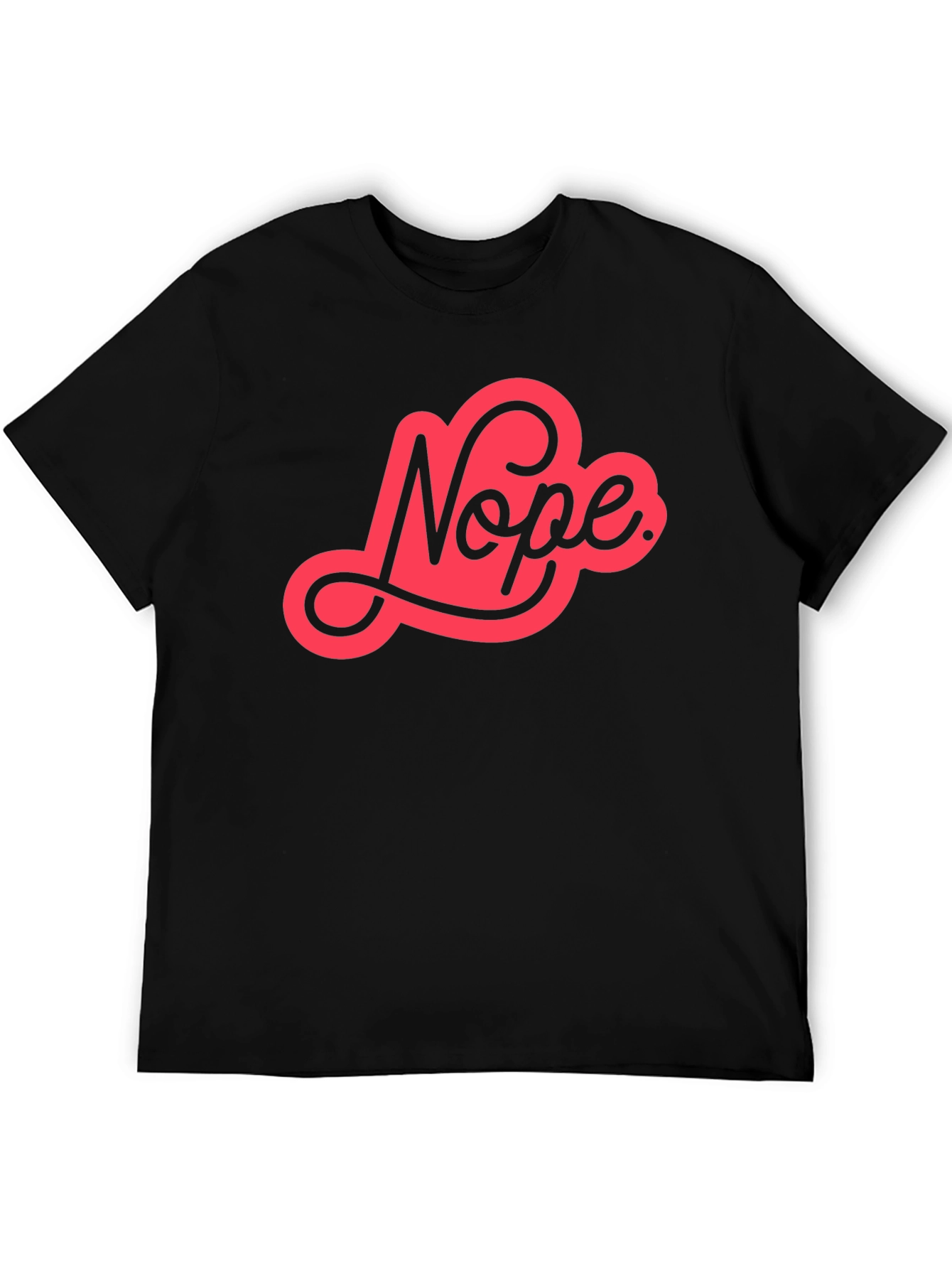 Nope Graphic Tee - Unisex Casual Cotton T-Shirt