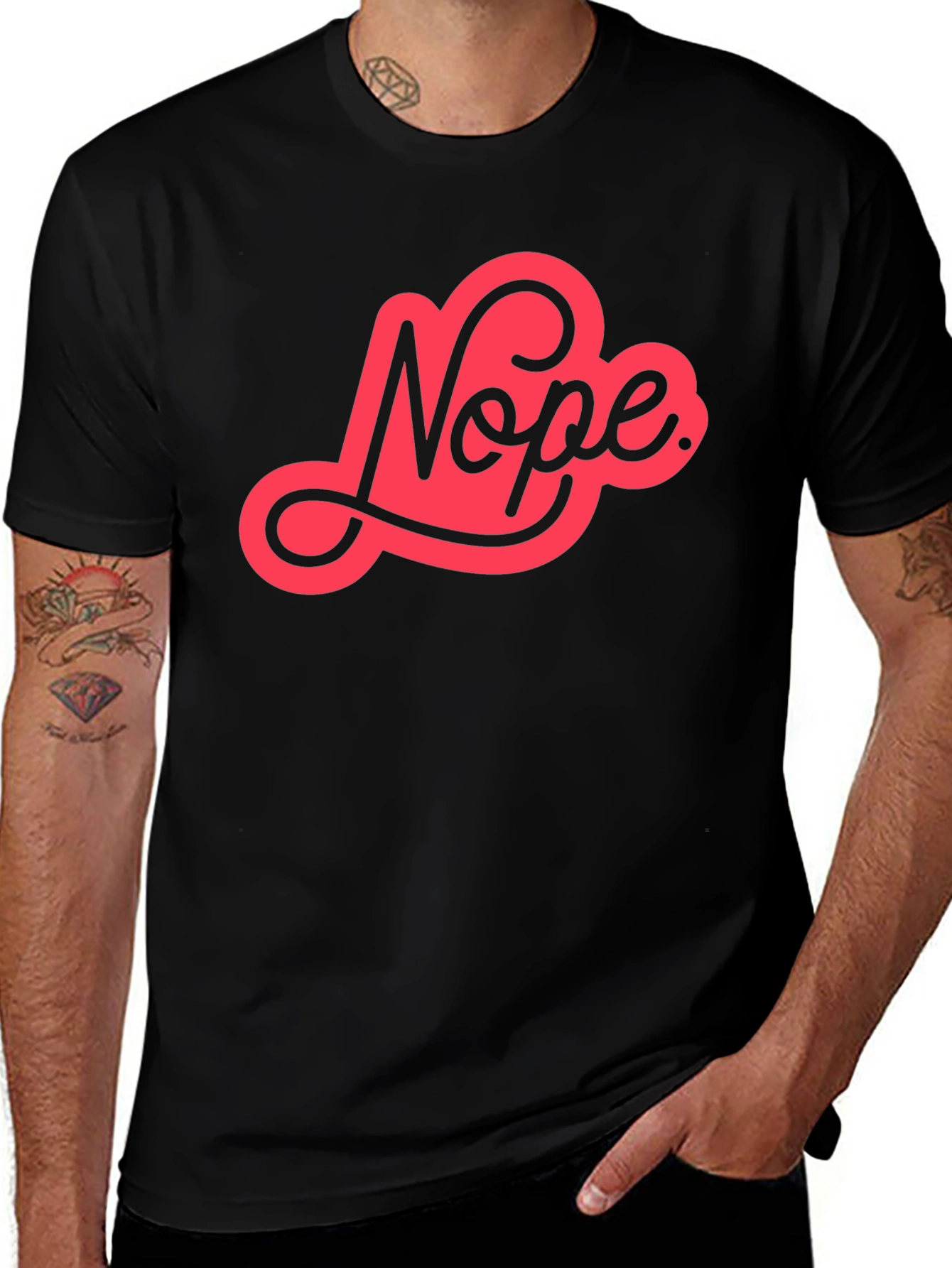 Nope Graphic Tee - Unisex Casual Cotton T-Shirt