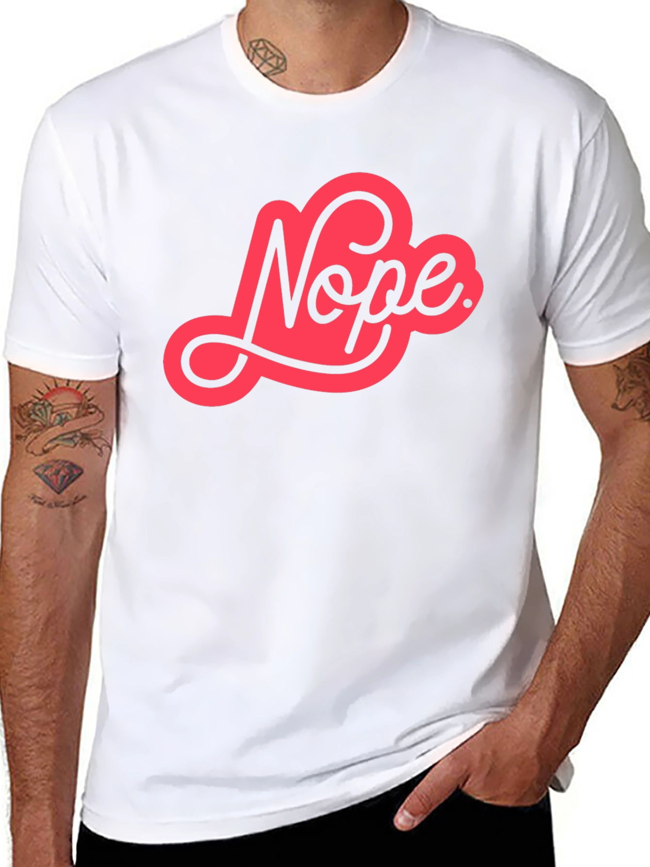 Nope Graphic Tee - Unisex Casual Cotton T-Shirt