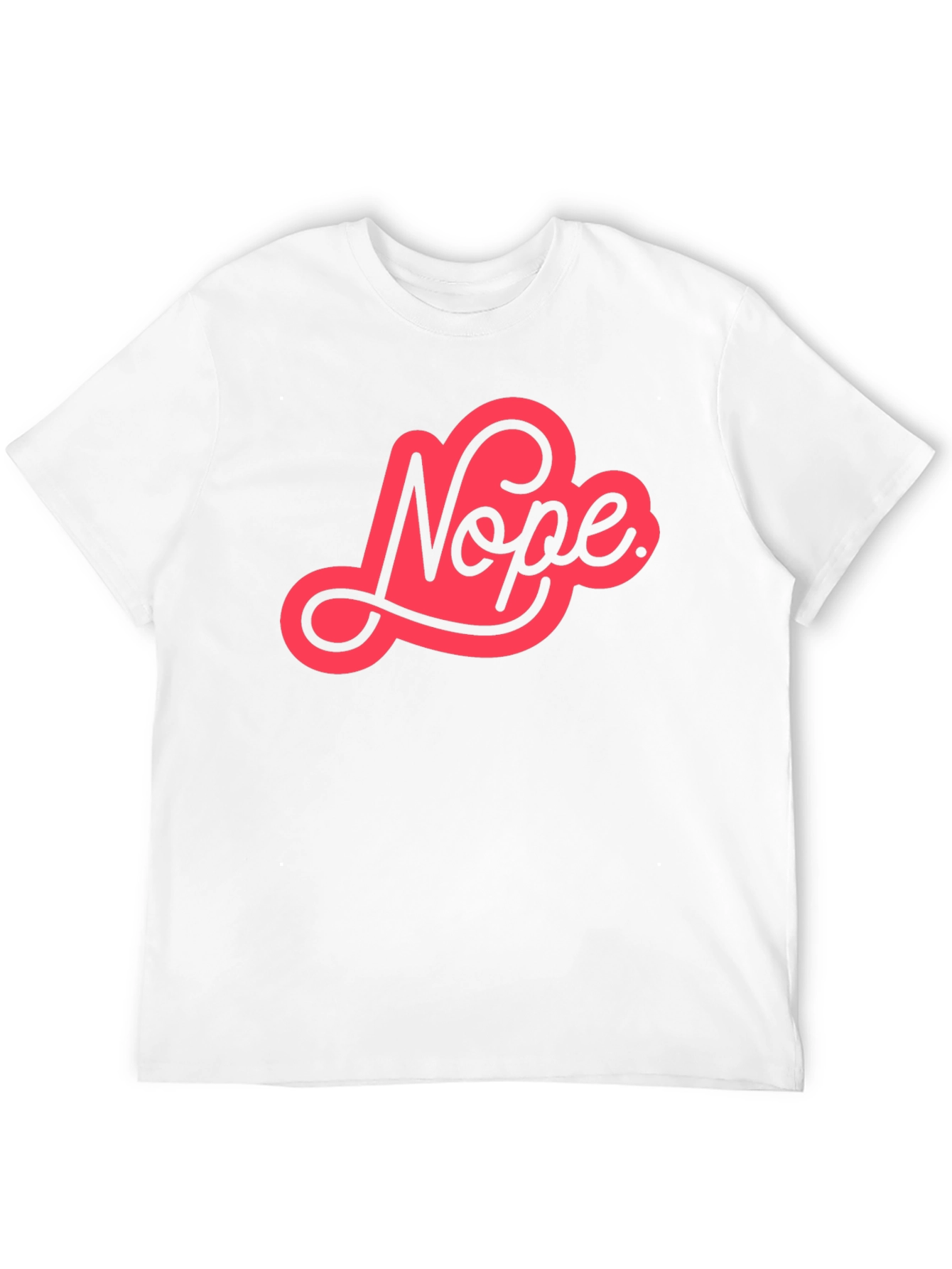 Nope Graphic Tee - Unisex Casual Cotton T-Shirt