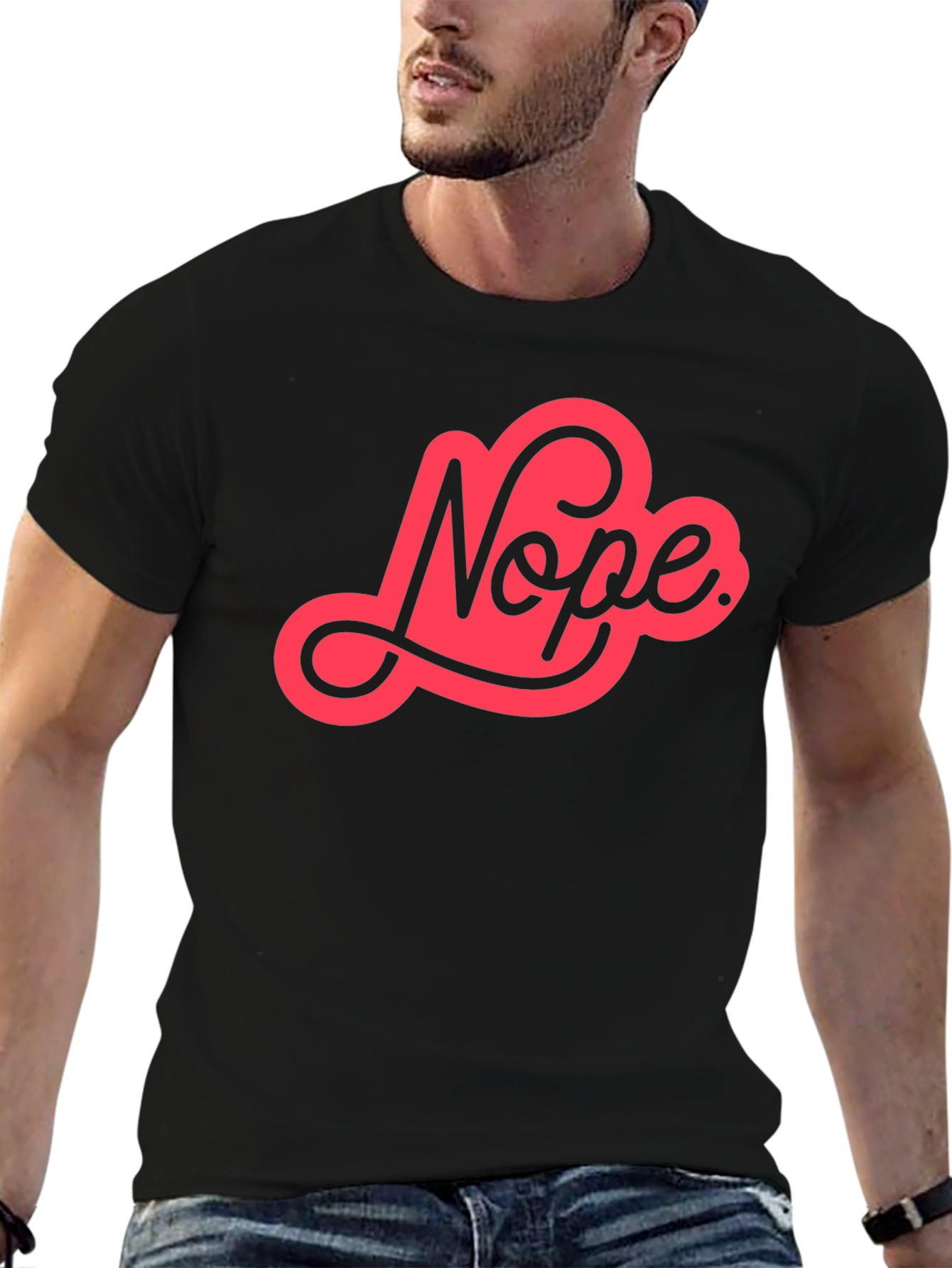 Nope Graphic Tee - Unisex Casual Cotton T-Shirt